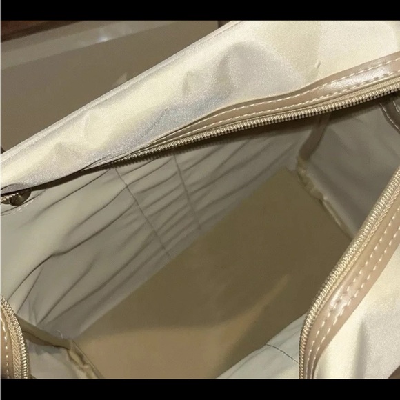 Vintage Aladdin Lunch Bag Insulated Pitcher and Plastic Food Box Tan 12”x10”x5” - Picture 9 of 15